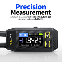 Load image into Gallery viewer, Compact Battery Powered LCR Meter with HD Display and Auto Component Recognition