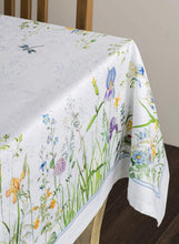 Load image into Gallery viewer, Elegant 100% Cotton Floral Tablecloth - 70 x 90 Inches, Perfect for Weddings