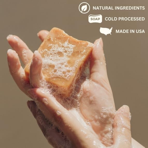 Natural Citrus Variety Bar Soap - Handmade & Gentle for Sensitive Skin - 10 Pack