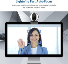 Load image into Gallery viewer, N680E 1080P Webcam with Ring Light &amp; Dual Microphones for Perfect Video Calls