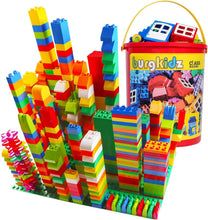 Load image into Gallery viewer, Large 214-Piece Stacking Block Set in Multicolor - Perfect for Toddler Learning
