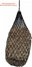 Load image into Gallery viewer, Lightweight 4x5 Knotless Hay Net for Round Bales – Savings &amp; Comfort Combined