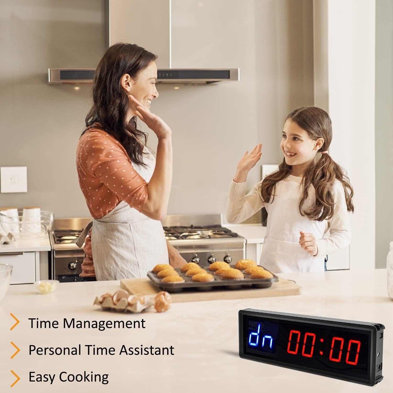 Durable LED Interval Stopwatch with Wireless Control for Effective Workouts