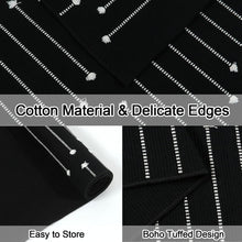 Load image into Gallery viewer, Handmade 3' x 5' Washable Boho Black Rug for Indoor Spaces - Versatile Decor