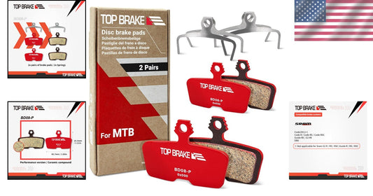 Extreme Stopping Power SRAM-Compatible Brake Pads - Easy Installation & Quiet