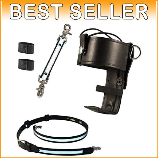 High-Visibility Firefighter's Bundle: Reflective Radio Strap & Anti-Sway Strap