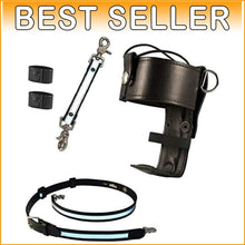 Load image into Gallery viewer, High-Visibility Firefighter's Bundle: Reflective Radio Strap &amp; Anti-Sway Strap