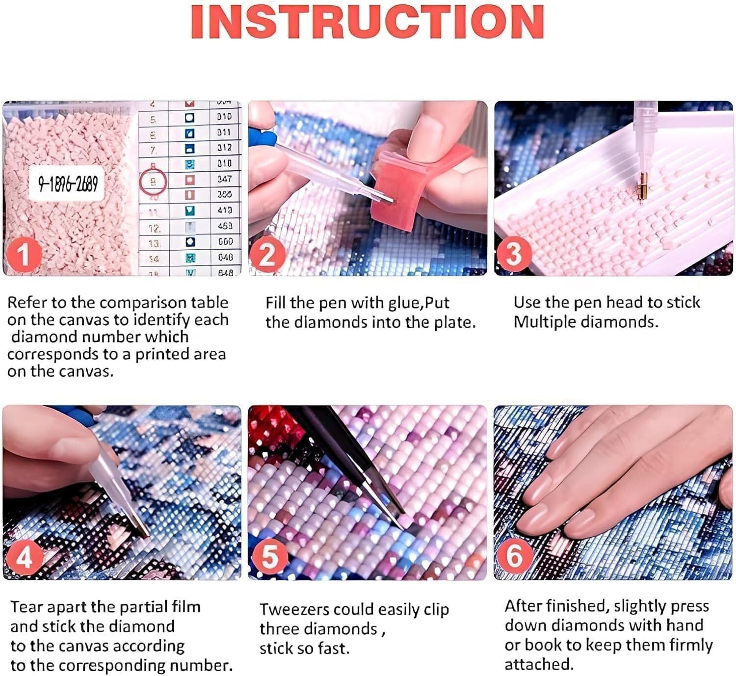 5D Full Drill Diamond Art Kits: Complete 12 Set for Elegant Home Decoration