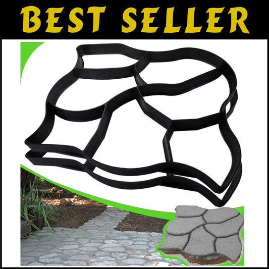 Easy-to-Use Oversized Pathway Molds - 2-Pack Stepping Stone Paving Solution