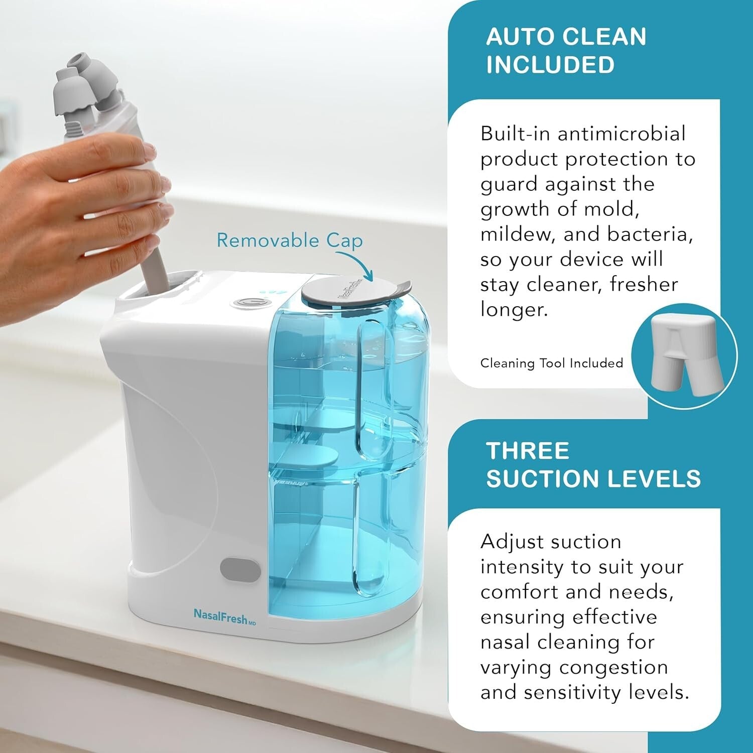Innovative Nasal Decongestant System - Adjustable Pressure for Optimal Relief