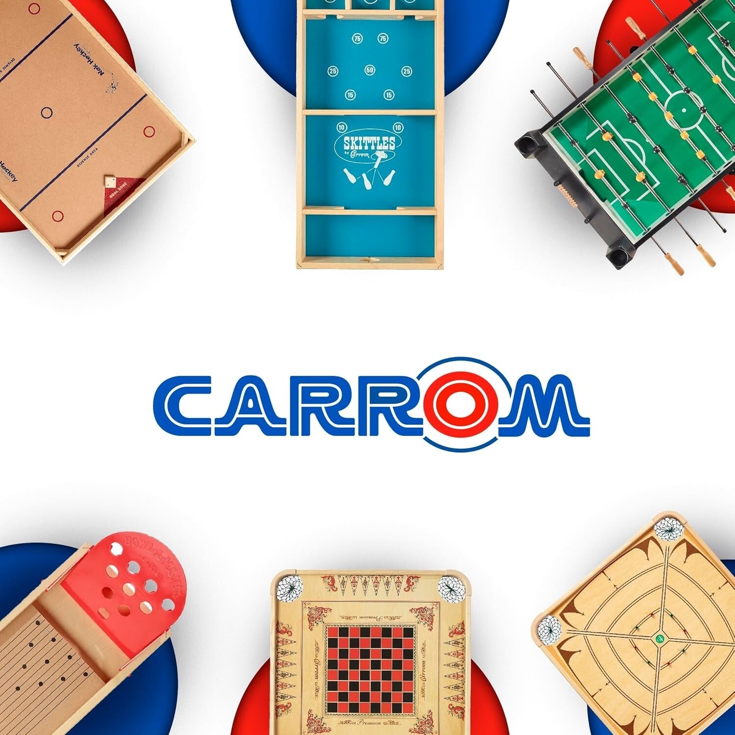 All Ages Champion Nok Hockey Game Replacement Set - 2 Sticks & 2 Pucks