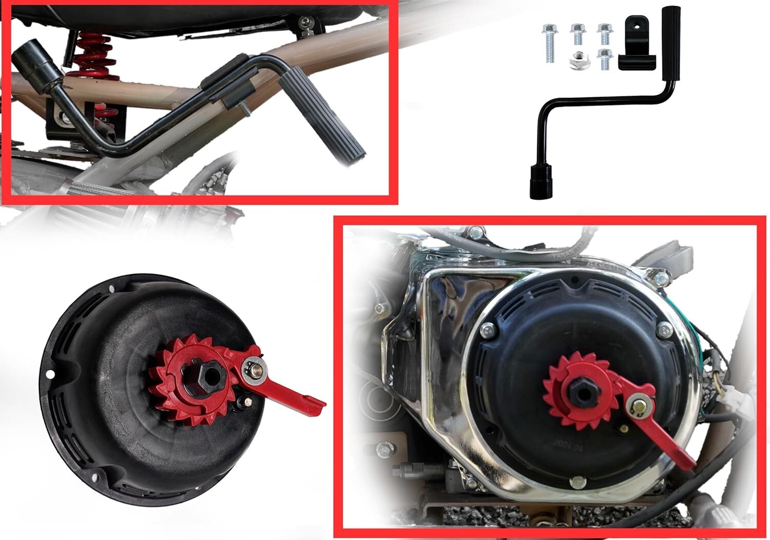 Premium Pull Start Recoil Assembly Designed for Coleman CT200U & Predator 212CC