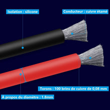 Load image into Gallery viewer, Reliable 20 AWG Stranded Wire - 50ft Spools of Flexible Tinned Copper, 6 Colors