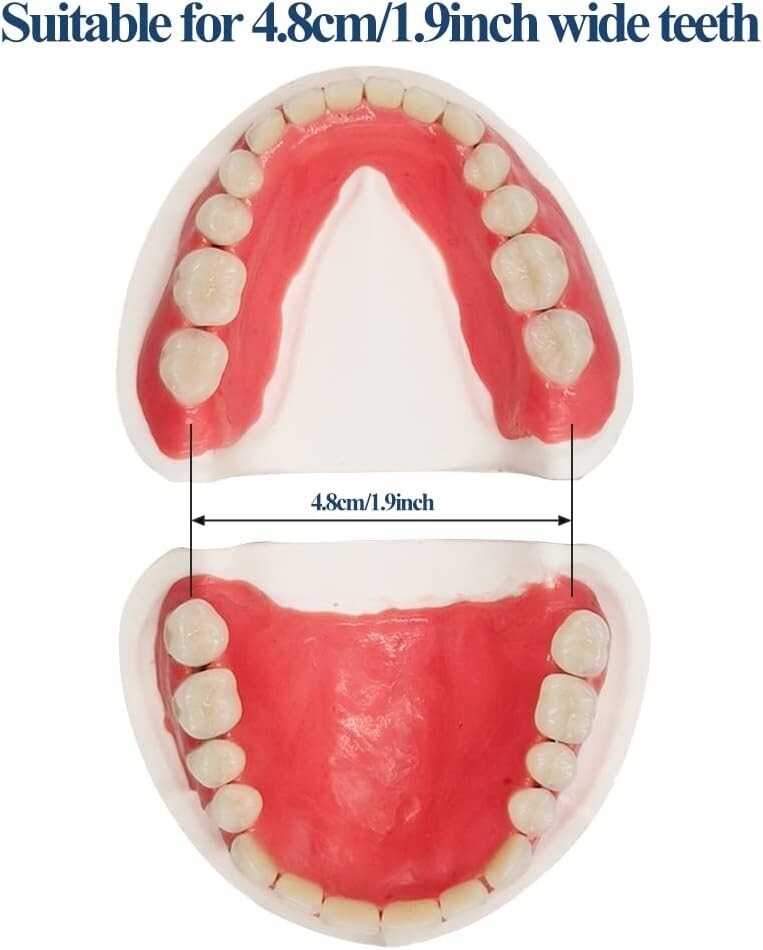 DIY Custom Denture Kit: Full Top & Bottom Teeth Replacement for Confident Smiles