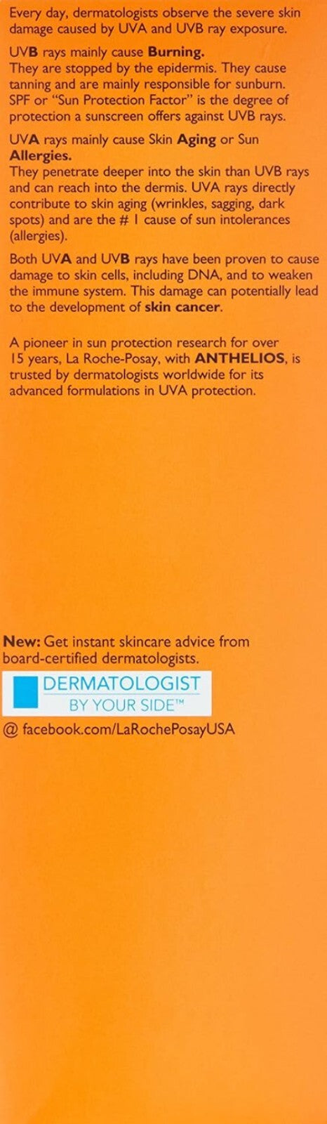 Allergy Tested Anthelios Milk Sunscreen SPF 60: Oil-Free & Paraben-Free Formula