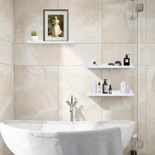 Load image into Gallery viewer, Versatile 24" White Wall-Mounted Shelves - Modern Storage for Kids &amp; Adults