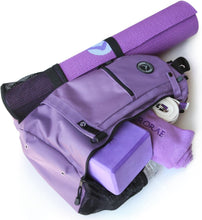 Load image into Gallery viewer, Multi-Purpose Gym Sling Backpack with Cell Phone Pocket and Water Bottle Holder