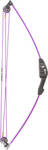 Load image into Gallery viewer, Lightweight Youth Bow Set with Whisker Biscuit, Ideal for Ages 5-10 - Flo Purple