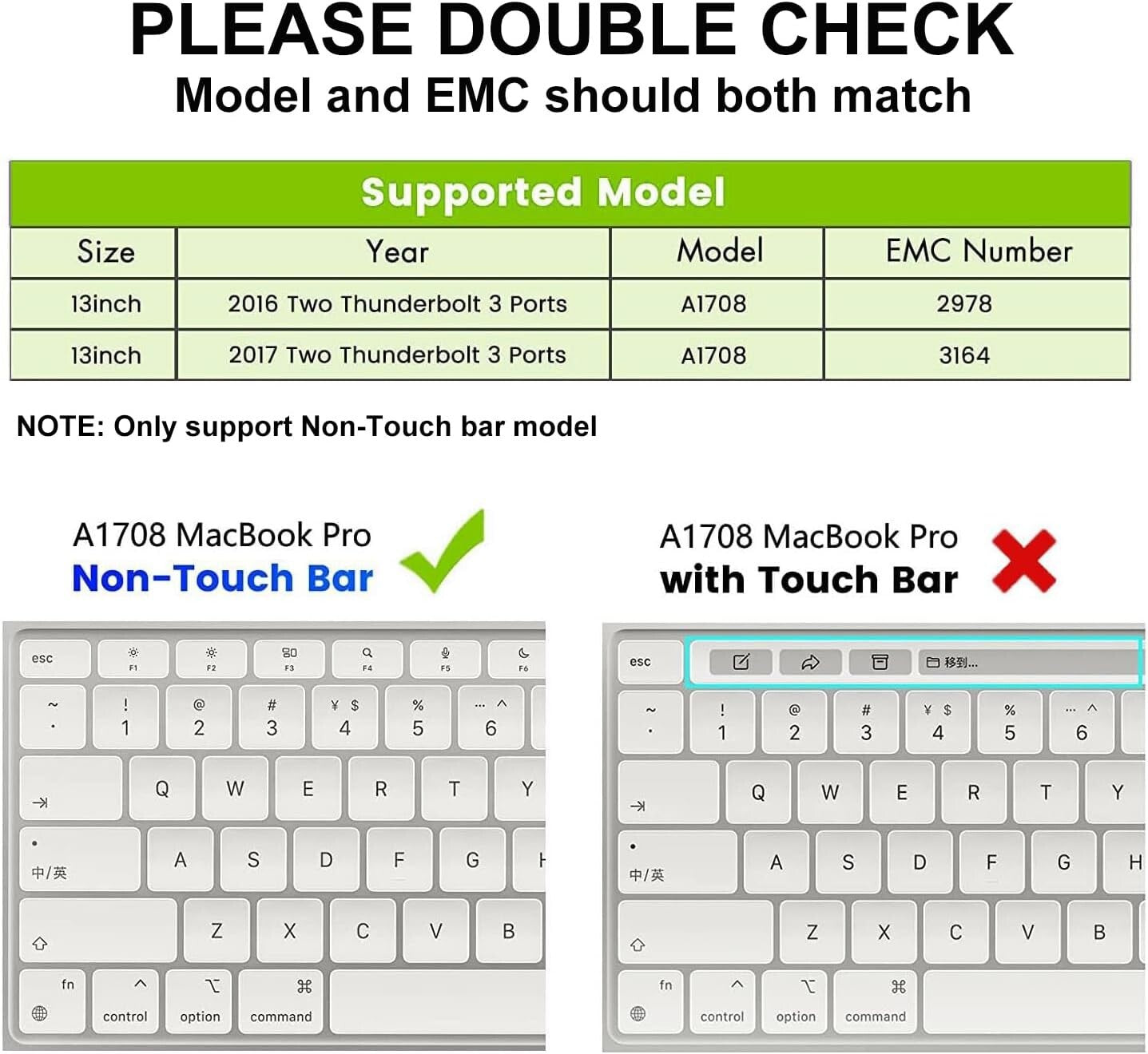 Internal 1TB Solid State Drive for MacBook Pro A1708 - 5-Year Warranty Included