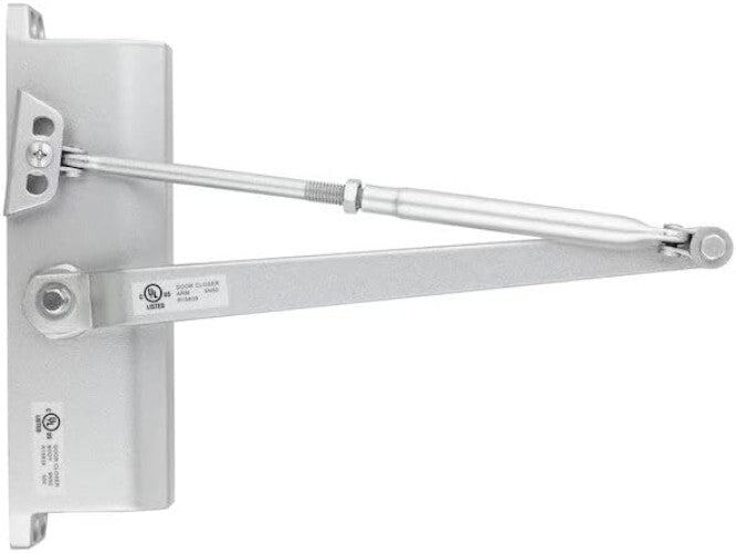 Adjustable Automatic Door Closer – Commercial Grade 3 Spring Hydraulic Silver