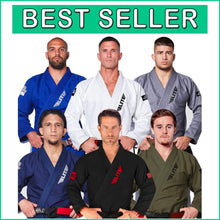 Load image into Gallery viewer, IBJJF Approved Men's BJJ Gi with Free White Belt - No Shrinkage, Light &amp; Durable