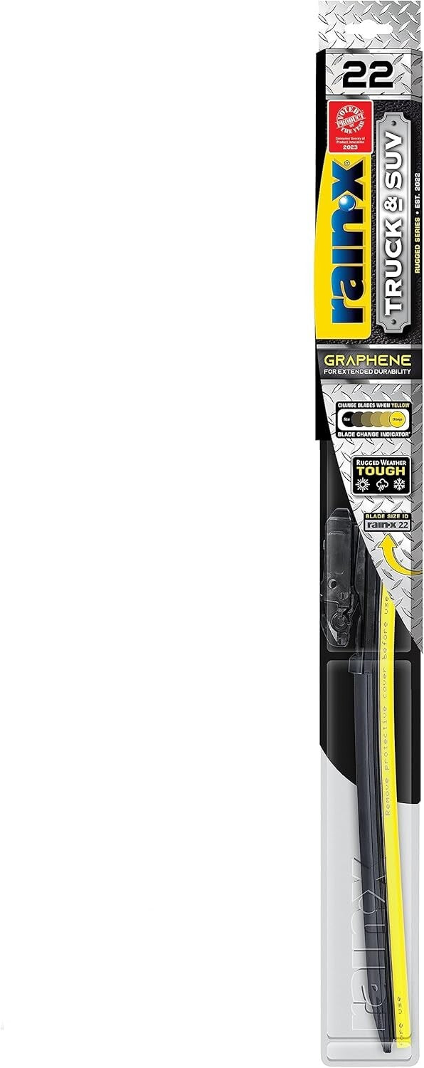 Rugged 22-Inch SUV & Truck Wiper Blades with UV Indicator - Safe Visibility