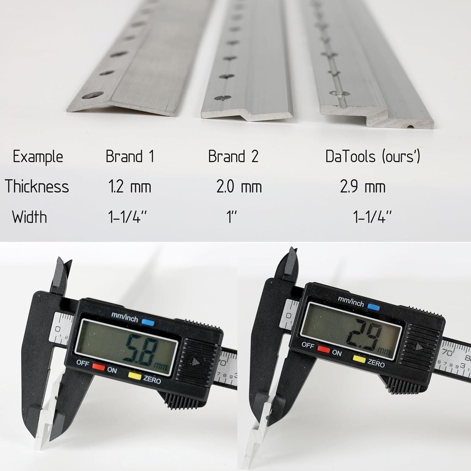 Complete 18" Picture Hanger System with Interlocking Brackets - 180 lbs Capacity