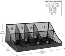 Load image into Gallery viewer, Stylish 2-Tier Condiment Organizer - 11 Compartments for Efficient Storage