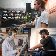 Load image into Gallery viewer, High-Sensitivity Studio Headphones with Adjustable Headband &amp; Carrying Case
