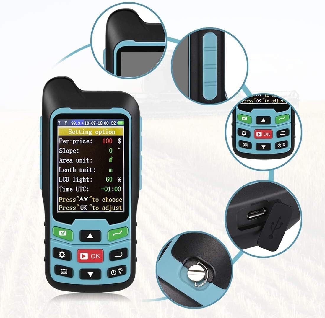 Versatile Handheld GPS with 12 Hours Battery - Ideal for Surveying & Agriculture
