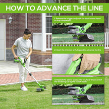 Load image into Gallery viewer, Effortless Grass Trimming with 40V 13-Inch Cordless Edger - 90° Pivoting Head