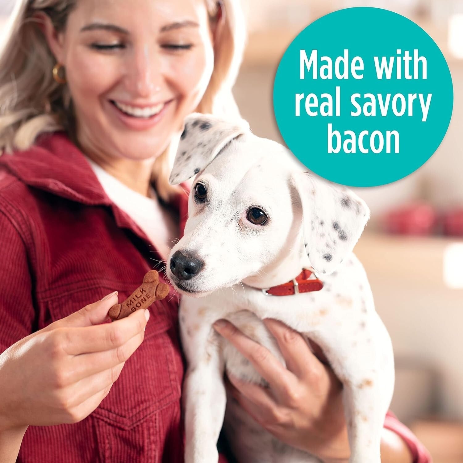 Healthy Bacon Dog Treats – Soft, Chewy, Fortified Snacks in Convenient 10 Pack