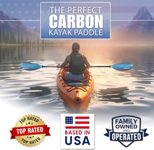 Load image into Gallery viewer, Lightweight Carbon Fiber Kayak Paddle with Dual Design - Perfect for Fishing