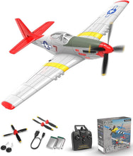 Load image into Gallery viewer, 4 Channel RC Airplane P51D Mustang with Gyro &amp; 3 Flight Modes - Easy to Fly!