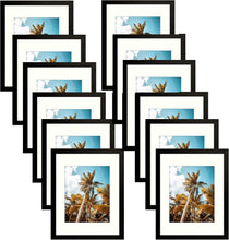 Load image into Gallery viewer, Versatile 11x14 Picture Frames - 12-Pack with Glass &amp; Wall Mounting Hardware