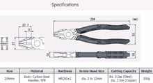 Load image into Gallery viewer, Ultimate Screw Extraction Set: 8" Lineman &amp; 5" Mini Pliers - Made in Japan