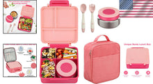 Load image into Gallery viewer, Insulated Bento Lunch Box Set with Leak-Proof Soup Thermo for School Kids