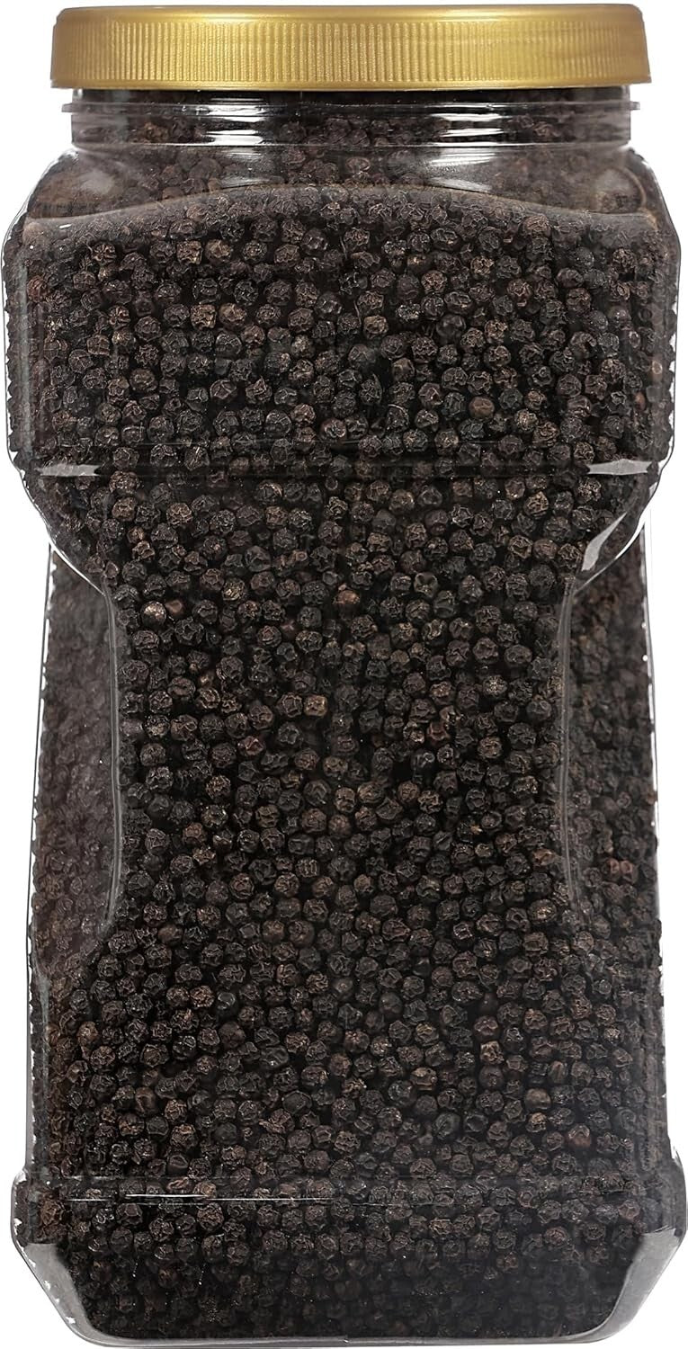 80oz MG-1 Gourmet Black Pepper Whole Peppercorns - All Natural & Gluten Friendly