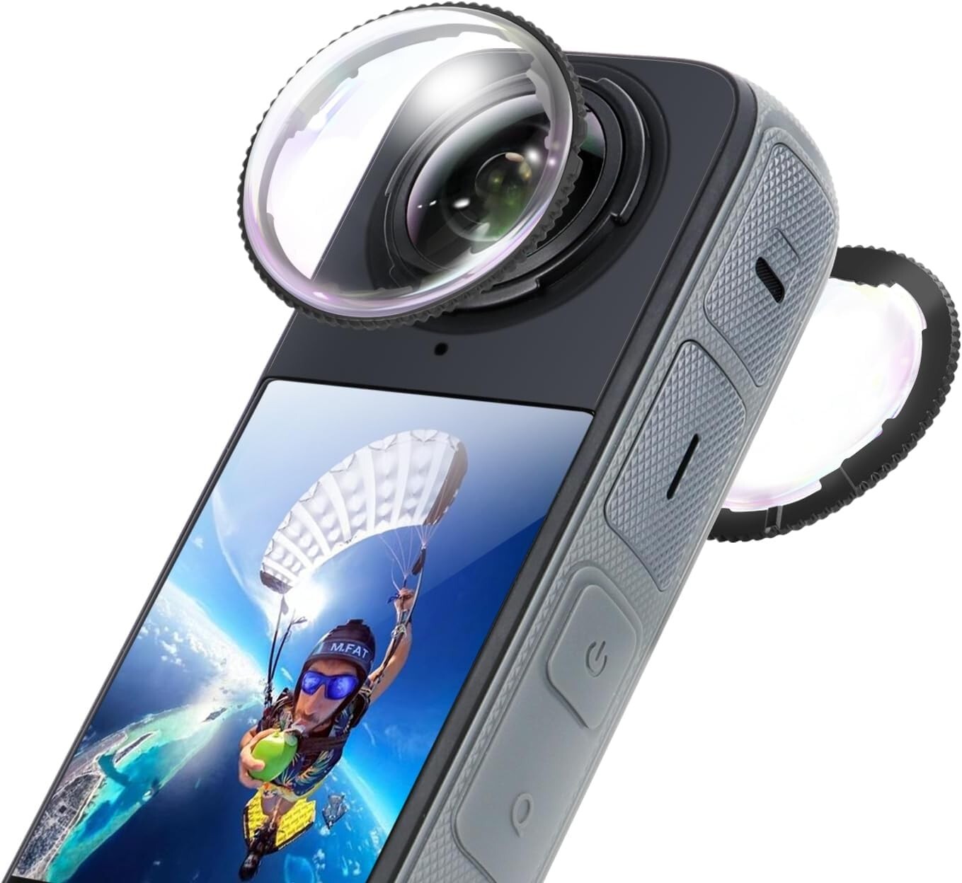 Insta360 X4 Premium Lens Guards - 9H Tempered Glass Scratch-Resistant Protectors