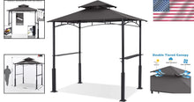 Load image into Gallery viewer, Durable 8x5 Grill Canopy Shelter with LED Light for Stylish Outdoor Cooking