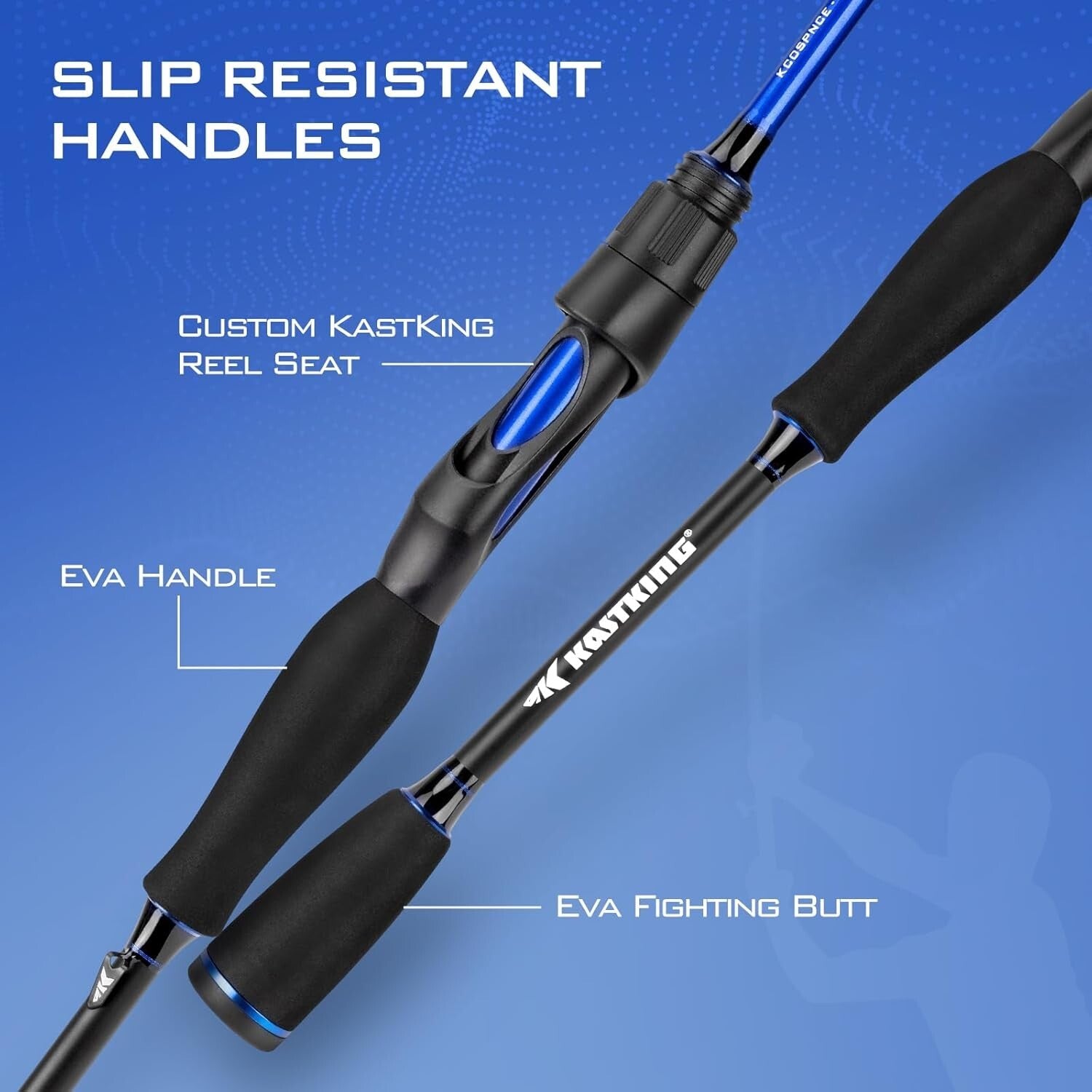 Centron 6' IM6 Graphite Fishing Rod and Reel Combo - All Purpose & Lightweight