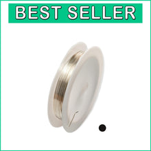 Load image into Gallery viewer, 21 Gauge Polished 925 Sterling Silver Wire - Half Hard, 24FT for Jewelry Making