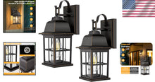 Load image into Gallery viewer, Stylish Outdoor Wall Sconces with E26 Socket - Waterproof &amp; Energy Efficient
