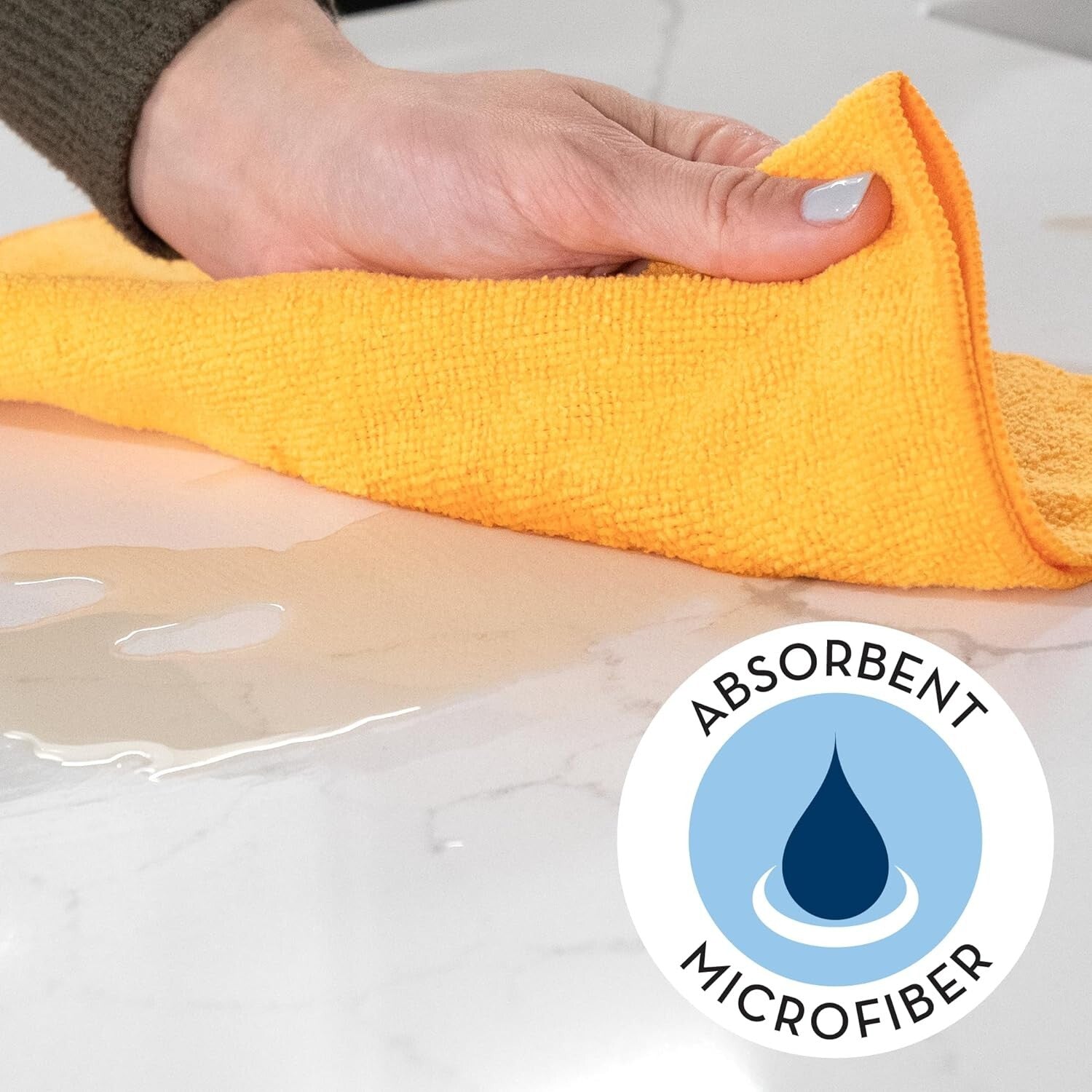Eco-Friendly 200 Pack Microfiber Cleaning Cloths - Perfect for Home and Car Use