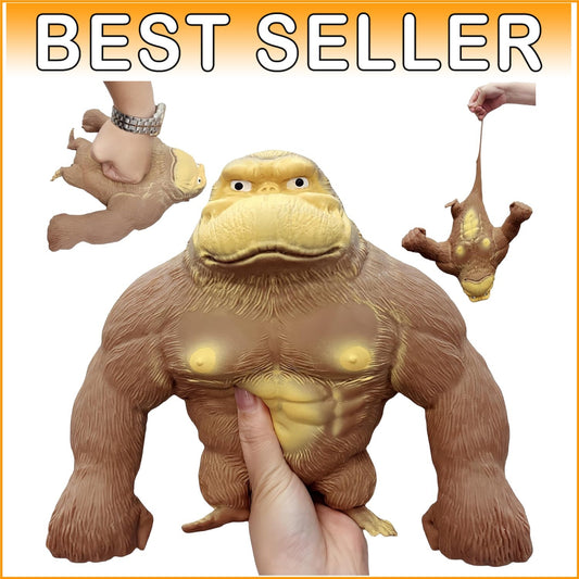 Versatile Squeeze Gorilla Toy for Stress Relief, Fun Play & Decorative Style