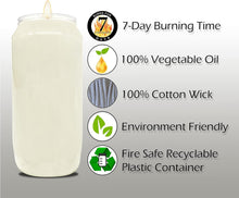 Load image into Gallery viewer, Premium 6" White Pillar Candles - 10 Pack for Elegant Decor &amp; Emergency Lighting