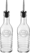 Load image into Gallery viewer, Elegant 270 ml Glass Bottles for Olive Oil &amp; Vinegar with Stainless Steel Spouts
