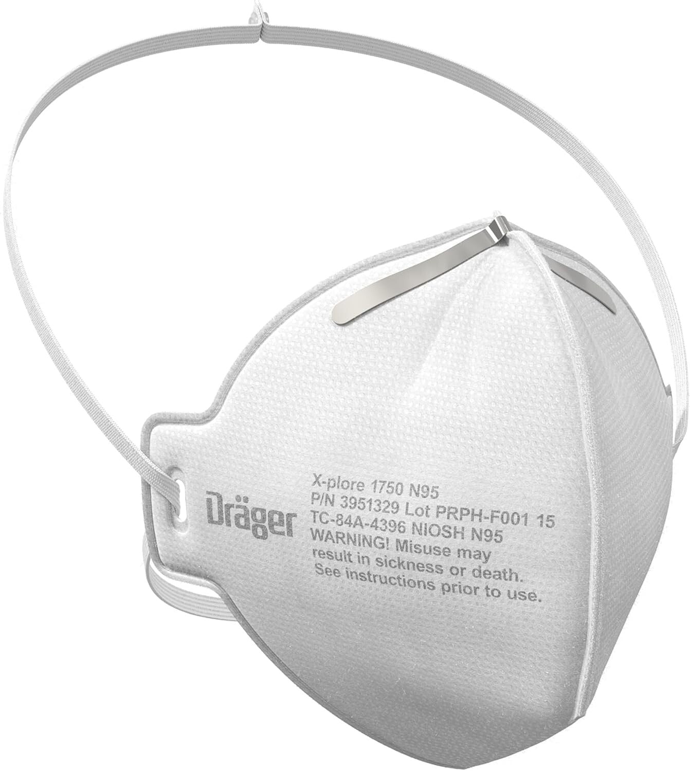 NIOSH-Approved X-plore 1750 C N95 Masks - Universal Fit for Maximum Comfort