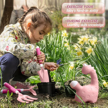 Load image into Gallery viewer, Colorful Kids Gardening Toys - 16-Piece Set with Wheelbarrow &amp; Learning Tools