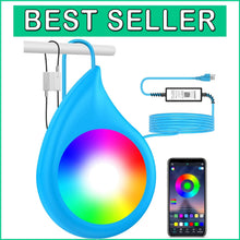 Load image into Gallery viewer, 10W RGB Dimmable LED Pool Lights with APP Control - IP68 Waterproof Design